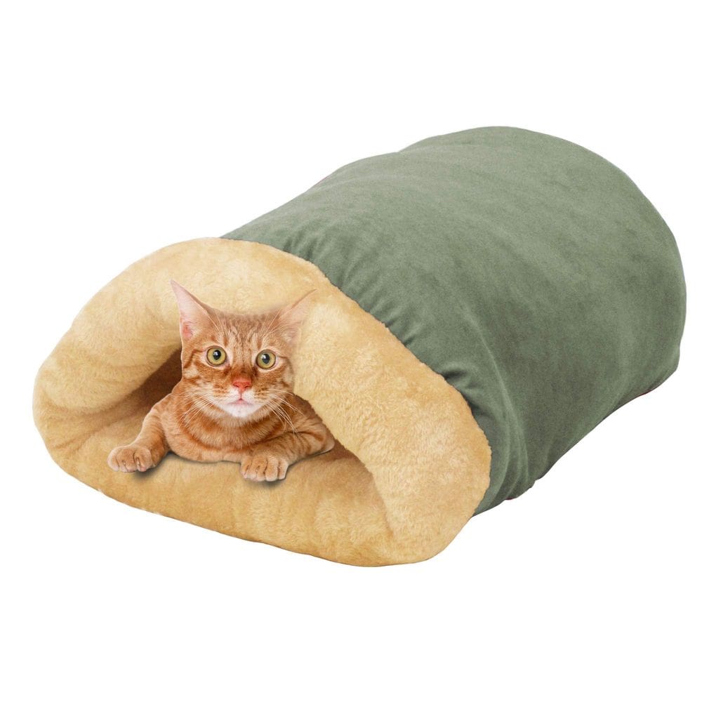 Cama para animais de estimação GOOPAWS 4 em 1, toca com aquecimento automático para cães e gatos
