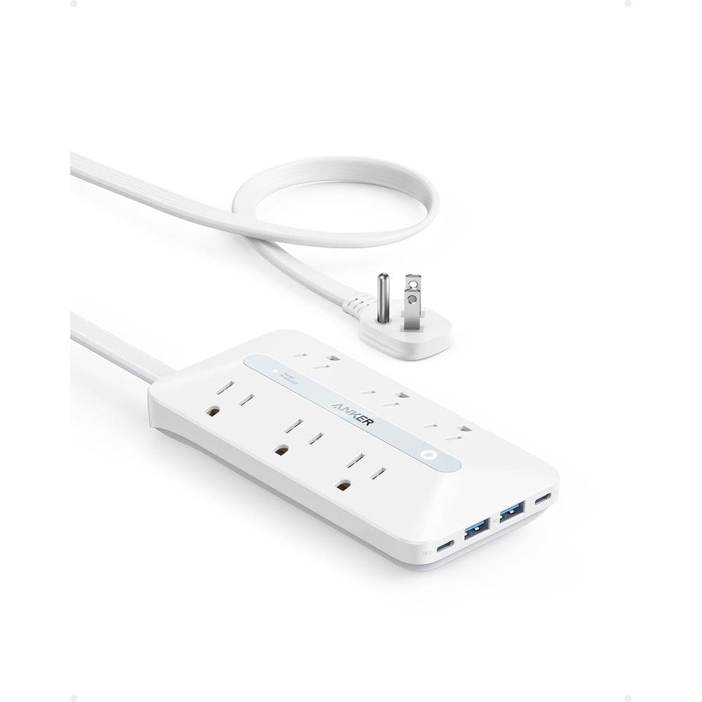Faixa de alimentação Anker 10 em 1 20 W USB C 6 AC 2 USB A/2 USB C 300J