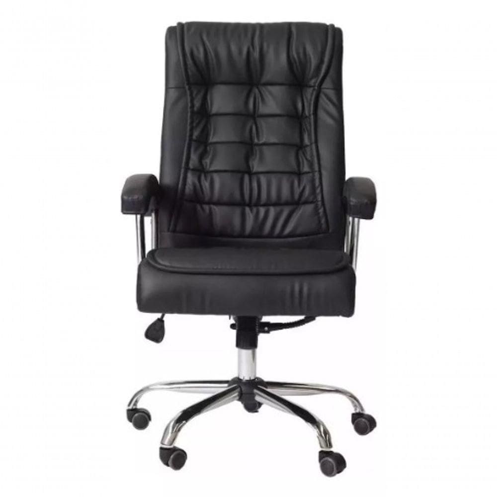 Cadeira De Escritório Grande Base Giratória Com Molas