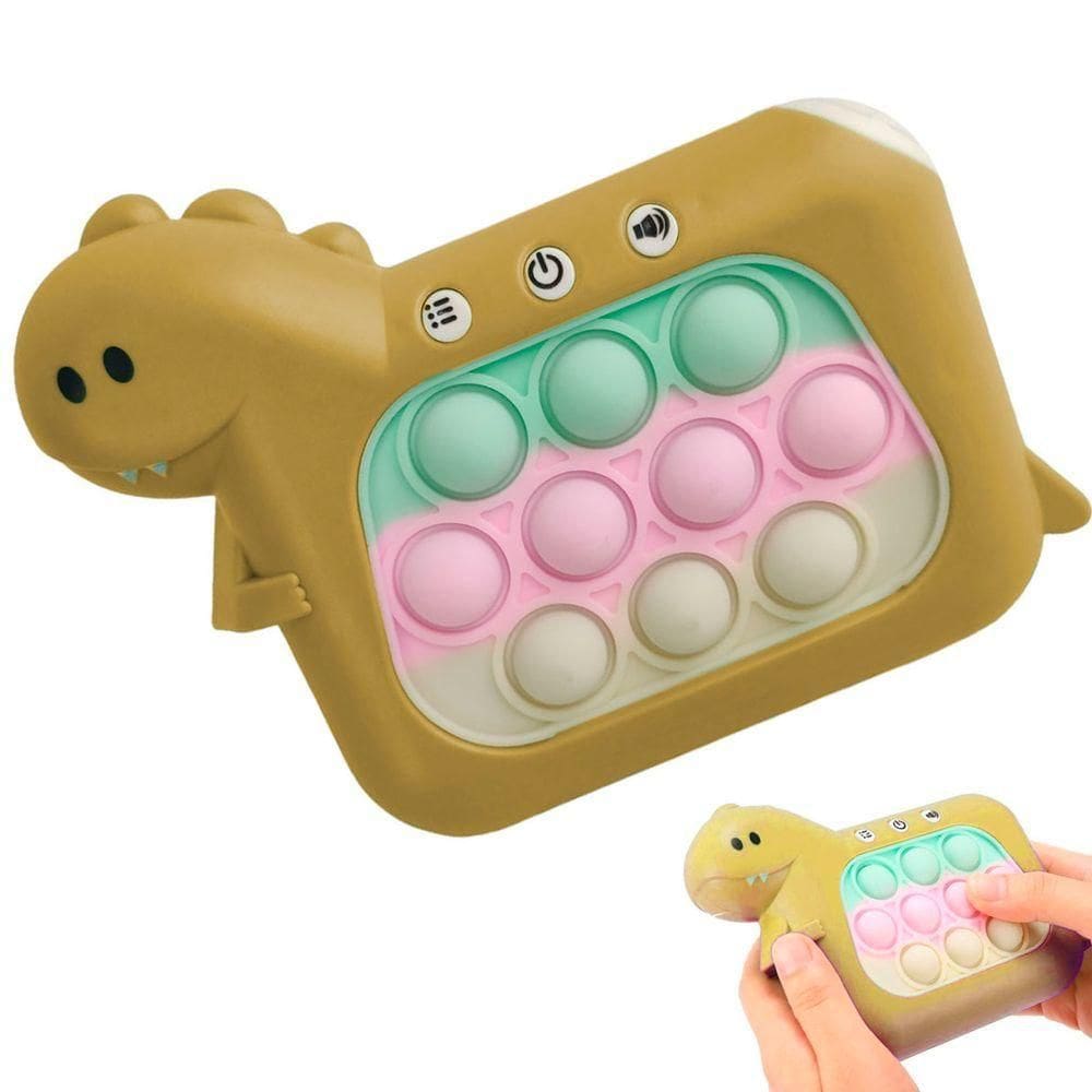 Pop It Mini Game Som Luzes Interativo Anti desconforto Dinossauro Relaxante Fidget Sensorial Criança
