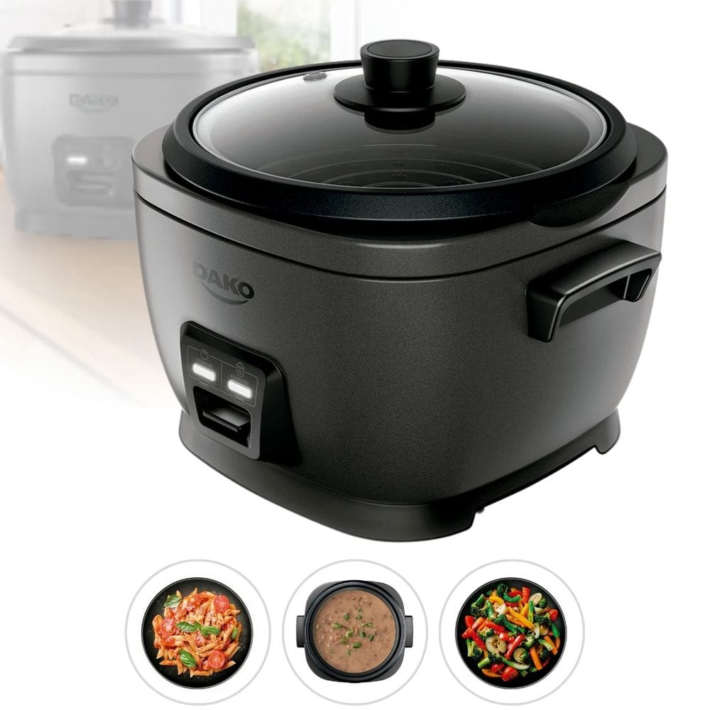 Panela Elétrica de Arroz Dako 4L 10 Xícaras Antiaderente Função Aquecer 127V