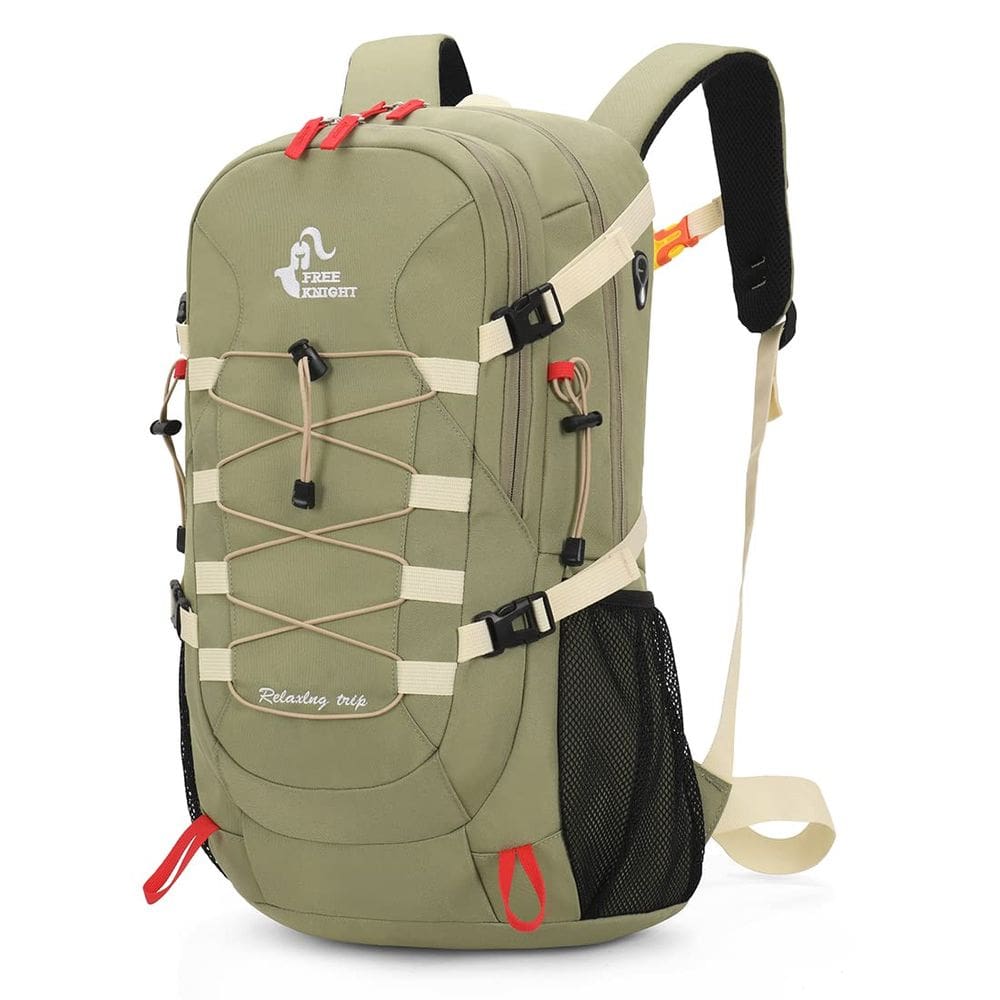 Mochila de caminhada Beash 40L impermeável com capa de chuva - verde