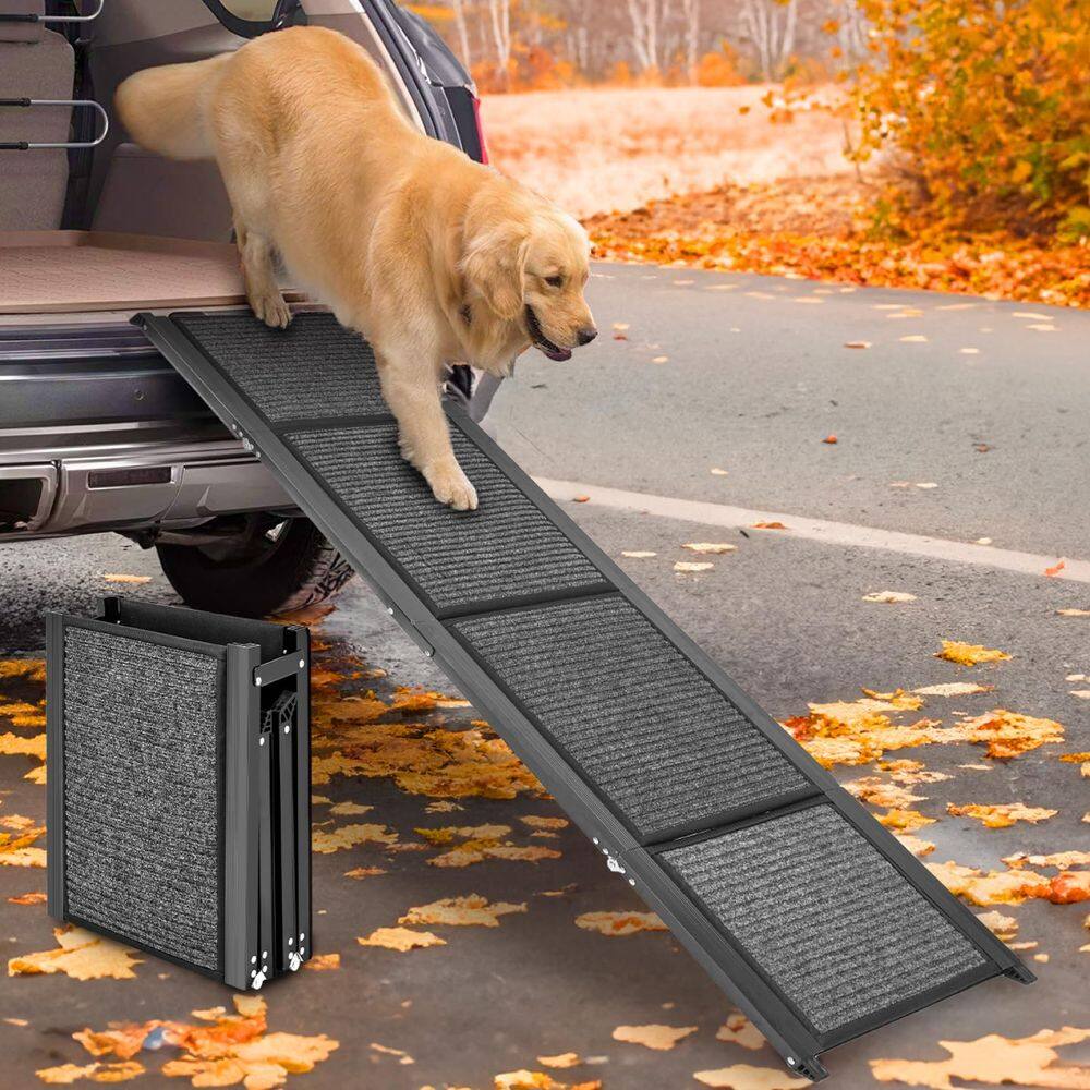 Rampa para cães Papettly para cães grandes de carro com antiderrapante 71x50cm