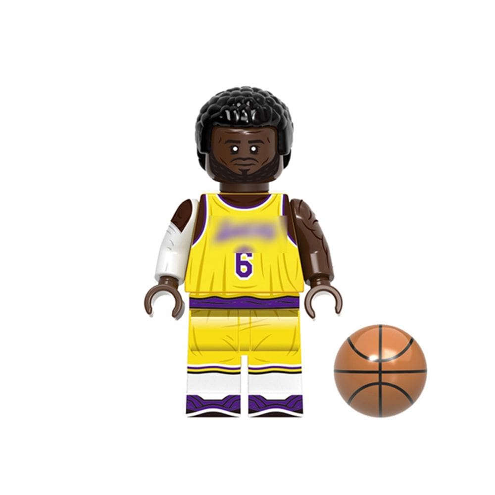 Boneco Jogador Basquete Blocos De Montar