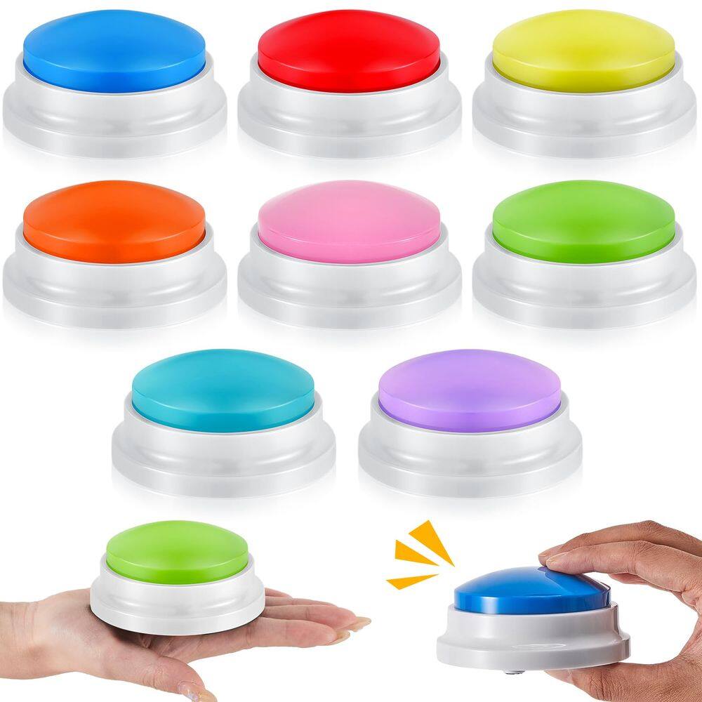 Answer Buzzers Honoson graváveis de 8 peças para Game Show