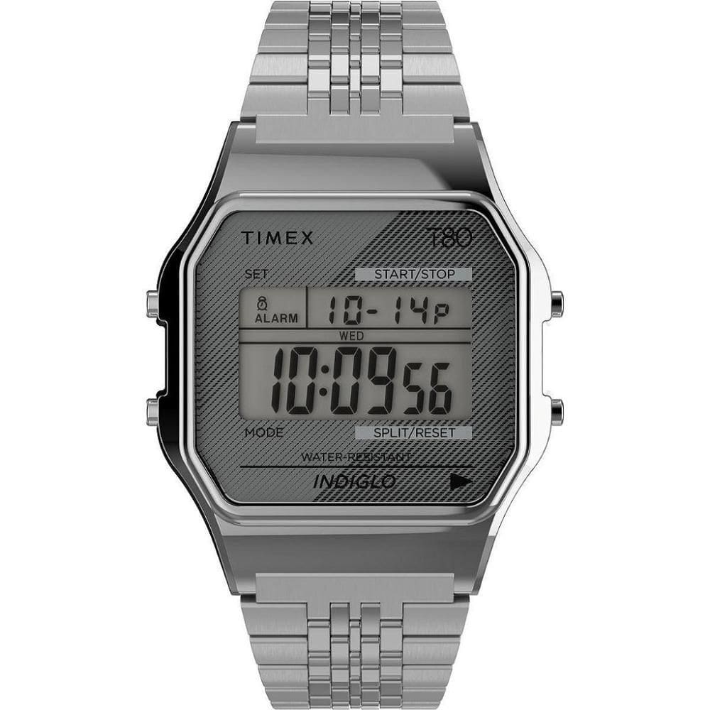 Relógio Timex Digital Vintage Prata T80 TW2R79300