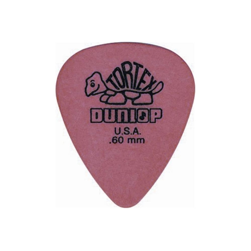 Palheta de guitarra Dunlop Tortex Standard 0,60 mm laranja, pacote com 72