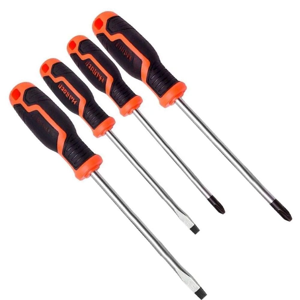 Jogo Ferramentas Kit 4 Chaves Fenda Pequenos Reparos Em Casa