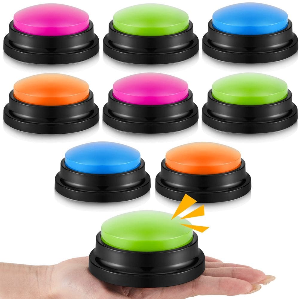 Answer Buzzers Honoson graváveis de 8 peças para Game Show