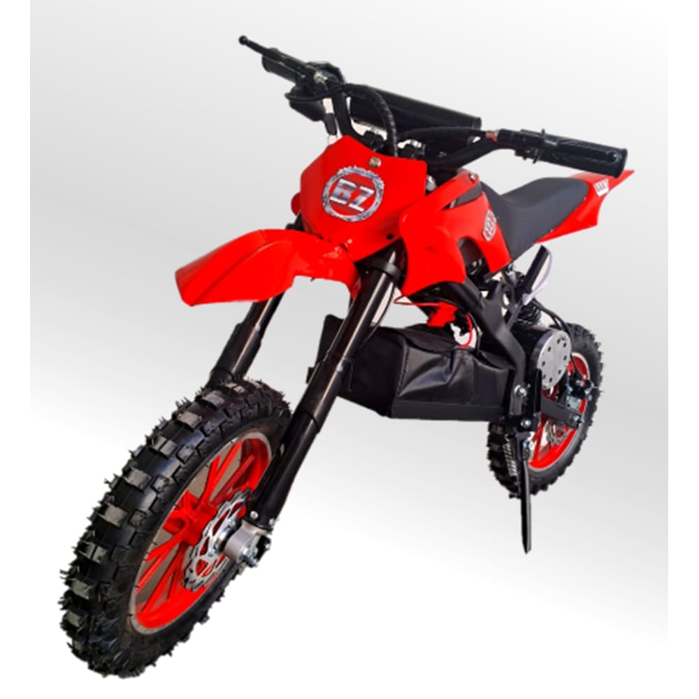 Mini Moto Cross Trilha ELÉTRICA BZ Vermelha BARZI MOTORS
