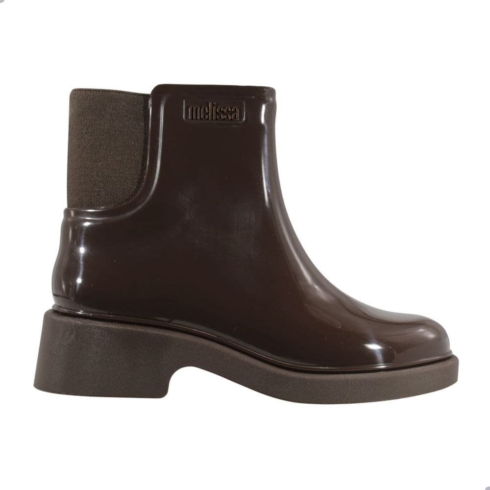 Bota Melissa Chelsea Boot Ad Marrom Escuro