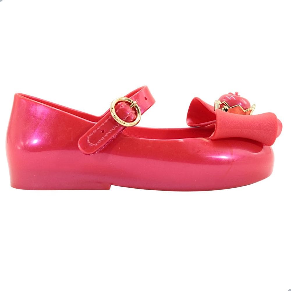 Sapatilha Mini Melissa Sweet Love + Snow White Vermelho