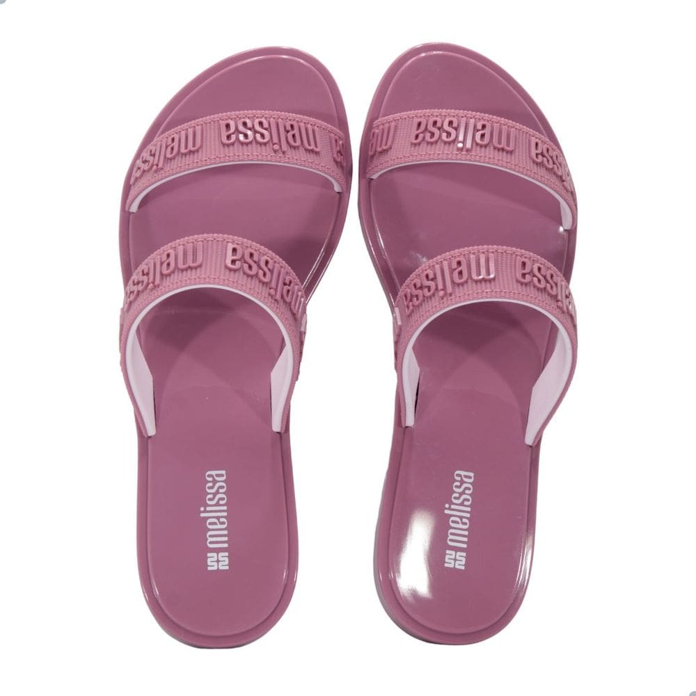 Tamanco Melissa Duo M Lover Adulto Lilas Rosa Com Bolsa