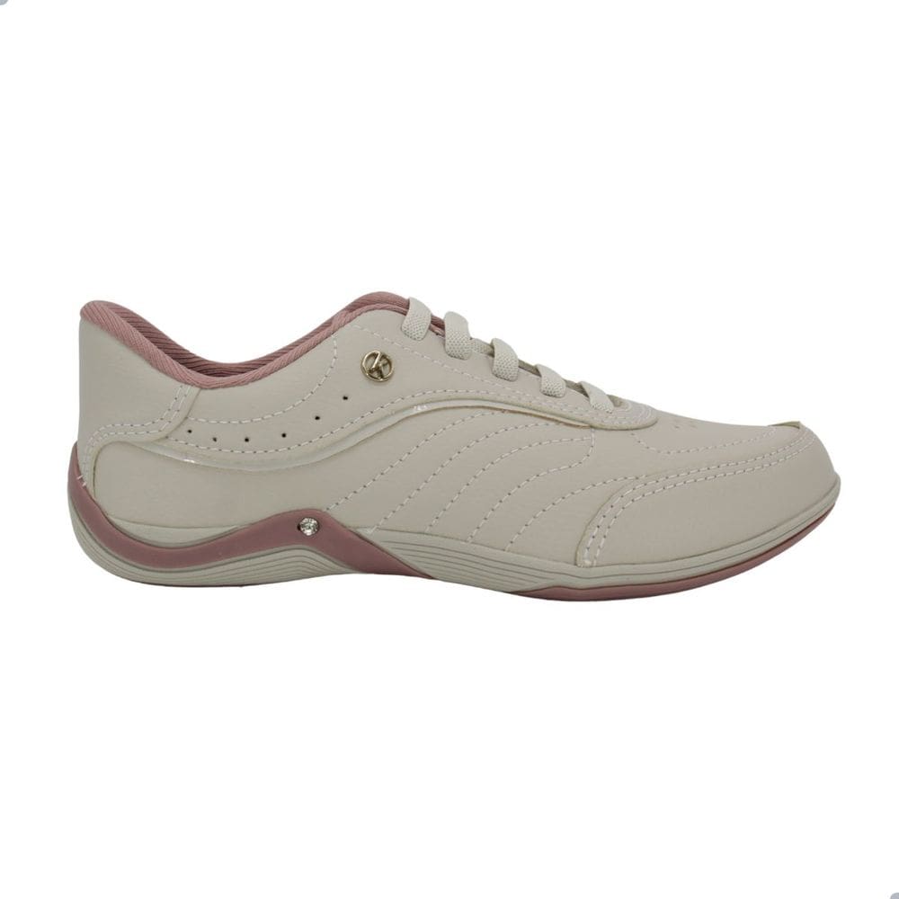 Tênis Feminino Casual Kolosh Century Porcelana Rose