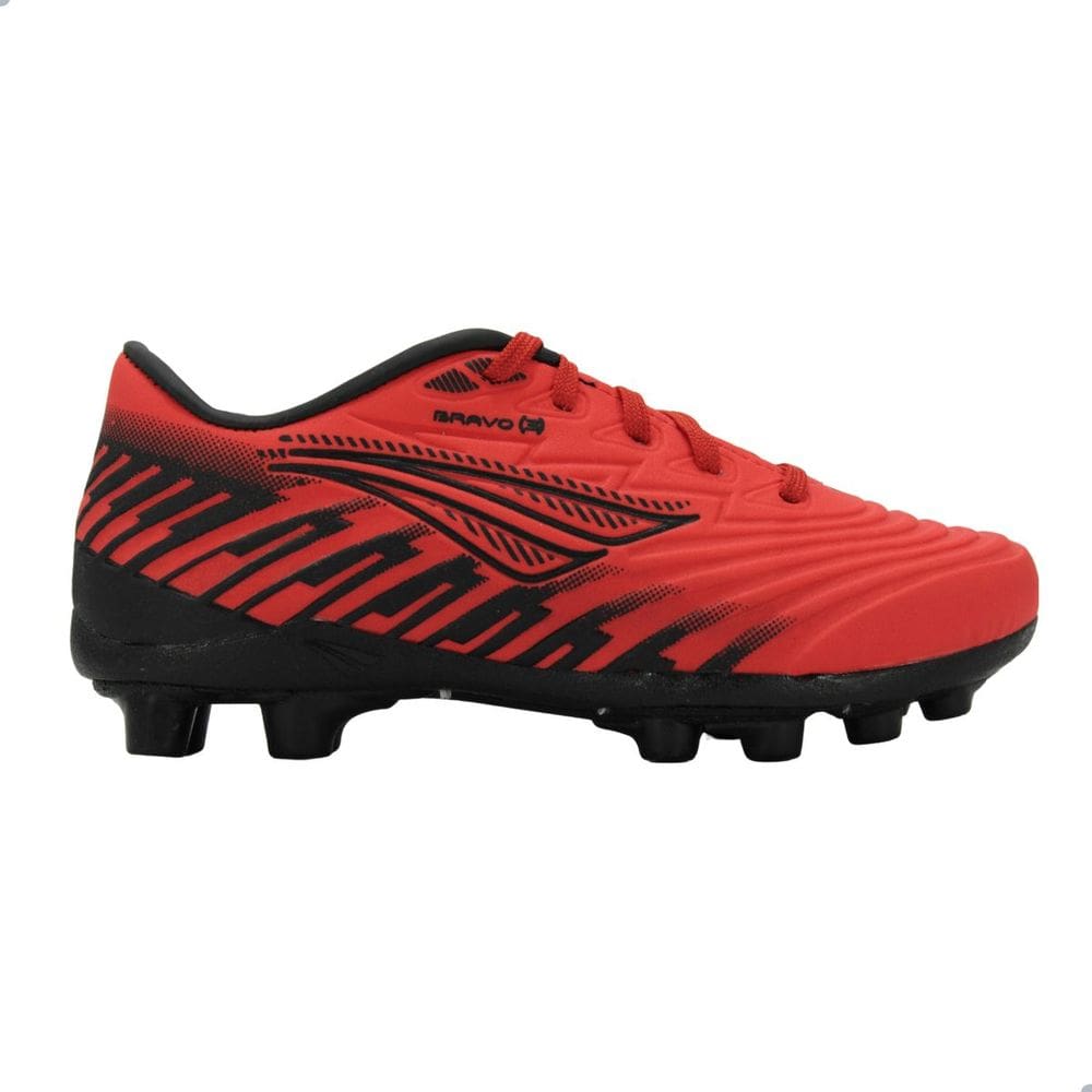Chuteira Infantil Penalty Bravo Y Vermelho