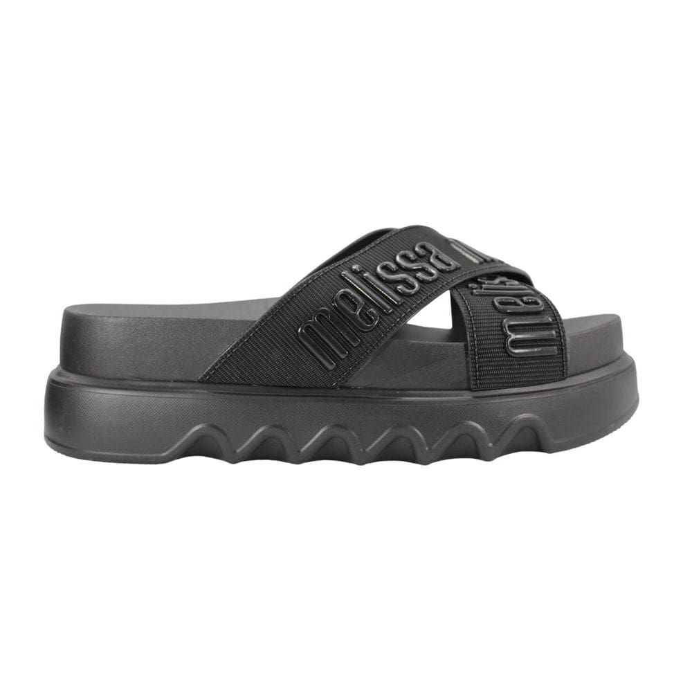 Tamanco Melissa Cross M-Lover Platform Adulto Preto