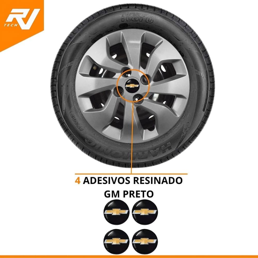 Jogo de Calota Onix Prisma 2017 A 2020 Aro 14