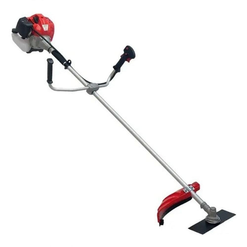 Roçadeira Gasolina Anmax Cg430 Tb Com Faca 2 Pontas + Lamina Serra 80 Dentes P/ Corte De Galhos E Troncos