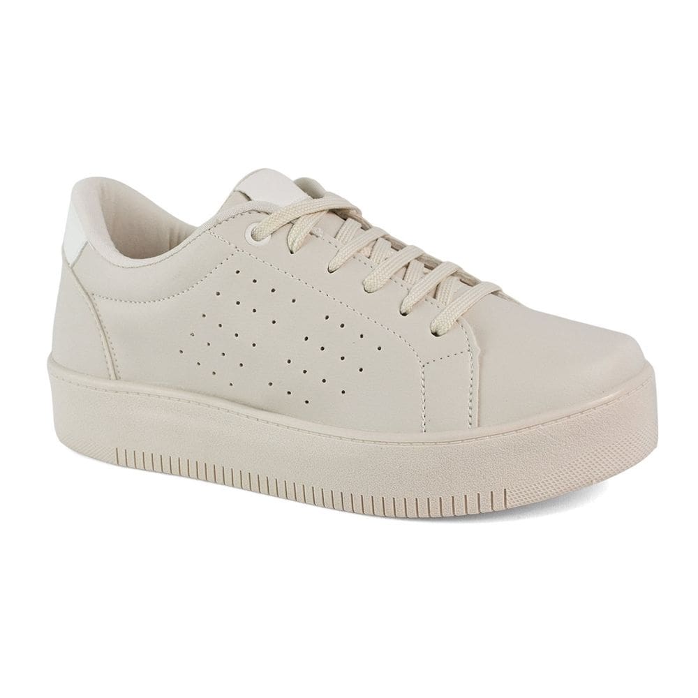 Tênis Godiva Feminino Off White Branco Cadarço Macio