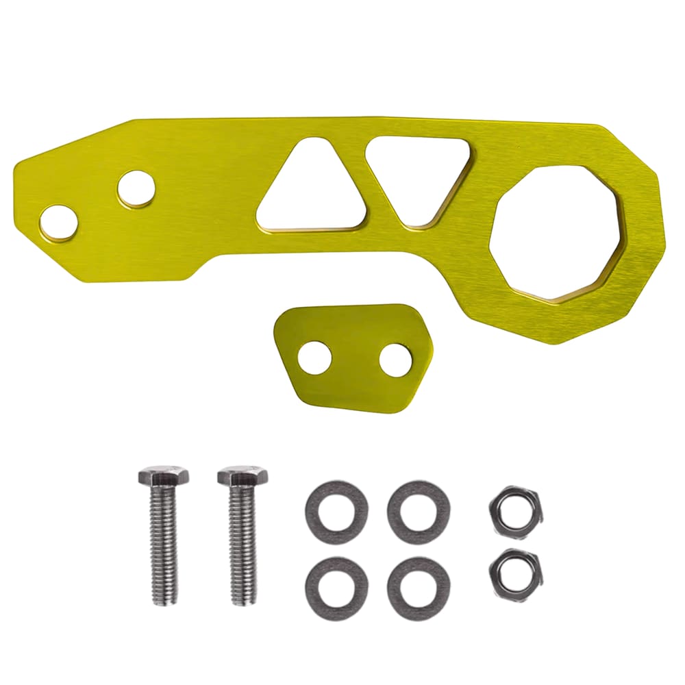 Tow Hook Engate Reboque Carro Camionete Universal Amarelo M