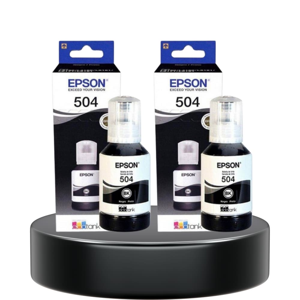 Refil Tinta T504 L4150 L4160 2 Preto