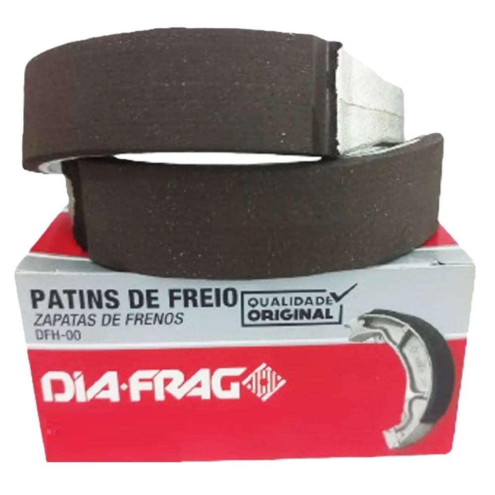 Patim Freio Titan/Fan 125/150/160 (T) Biz 100/110I/125 (D) Nxr 125/150/160 Bros (D) (+ 0,25) Diafrag