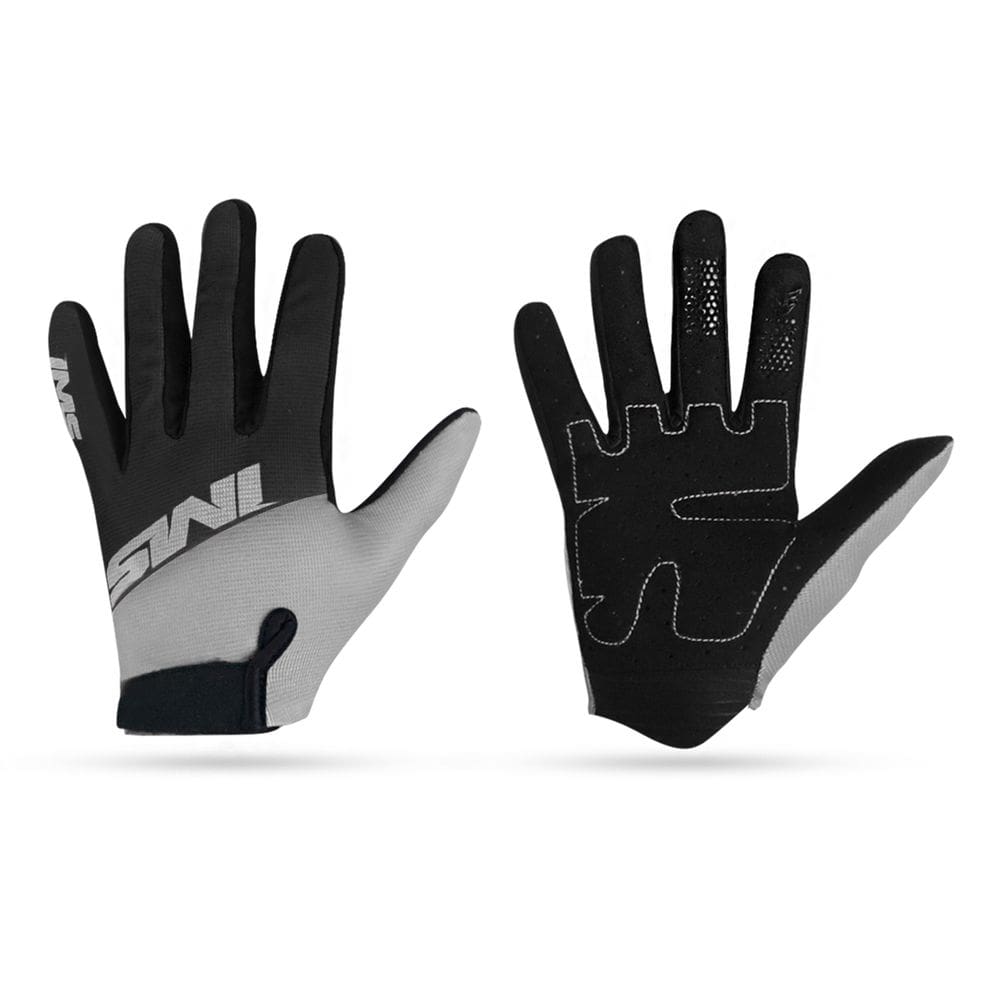 Par Luva Ims Attack 2025 Preto/Cinza Trilha Enduro Motocross