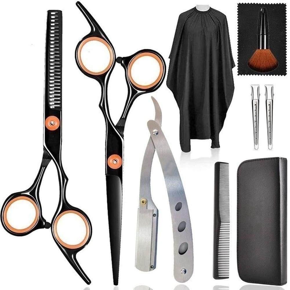 Kit Profissional De Cabeleireiro Tesoura 6 Polegadas Aço Inoxidável Ferramentas De Estilo