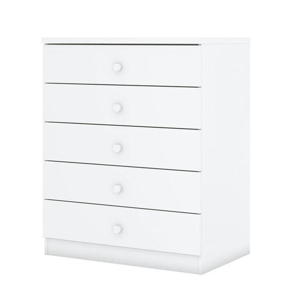 Cômoda Infantil Bala De Menta Branco – Henn