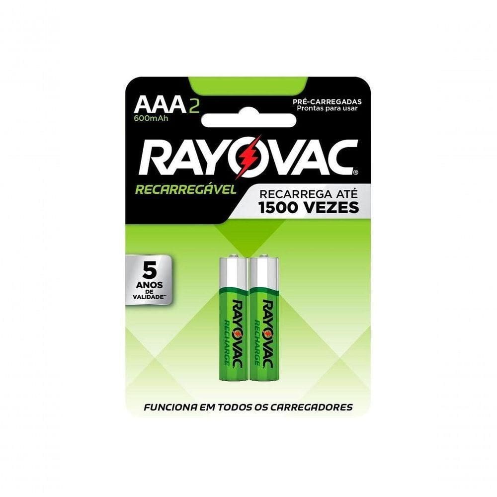 Pilha Recarregavel Eco Aaa Com 2 600mah 55902