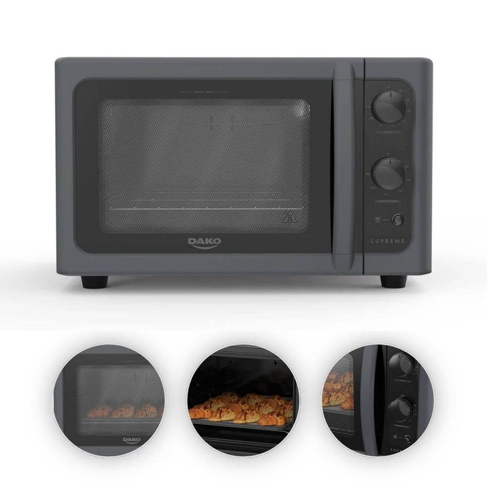 Forno de Bancada Dako Supreme 44L Elétrico 1500W Grill Compacto e Potente

 127V