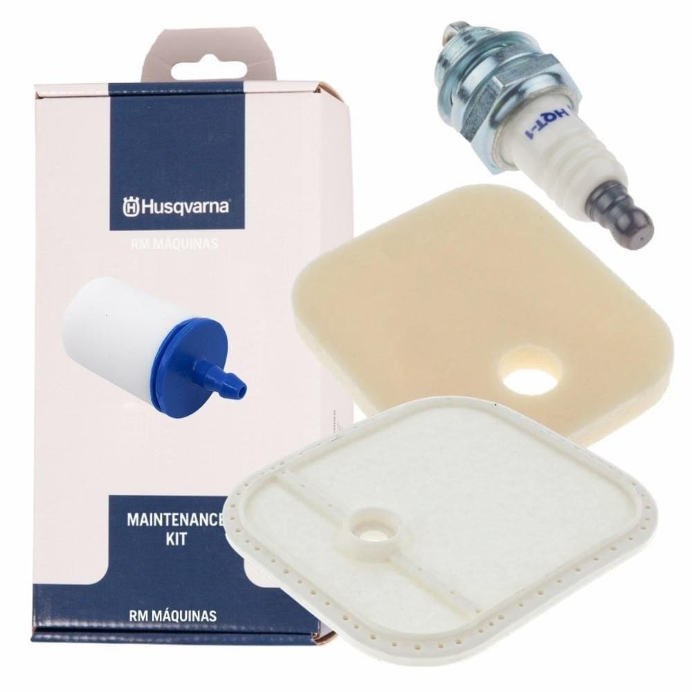 Kit Manutenção Filtros Vela Roçadeira Husqvarna 236rs 143rs autêntico