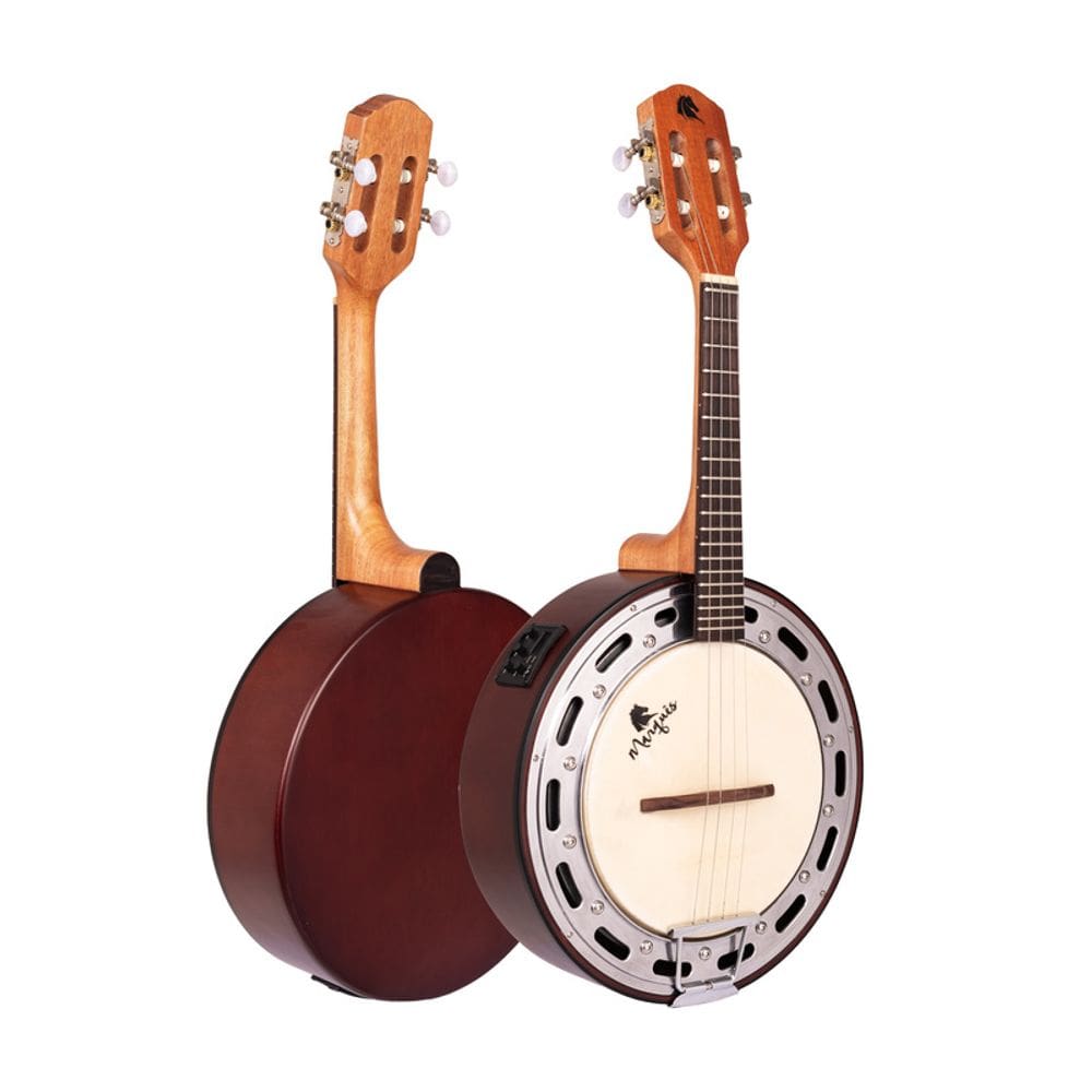 Banjo Marquês - Natural Fosco - Ativo - Aro Jateado  Baj 138