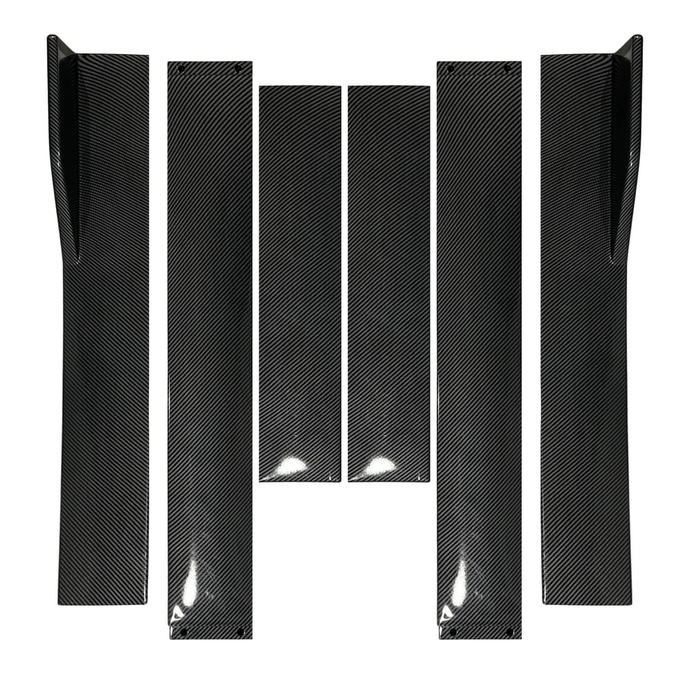 Saia Lateral Universal 220cm Ajustável Carbon Look M135 Polo