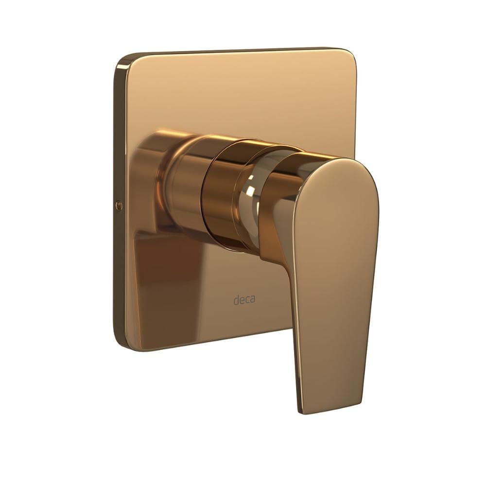 Acabamento Monocomando Para Chuveiro 4993 Level Red Gold Deca