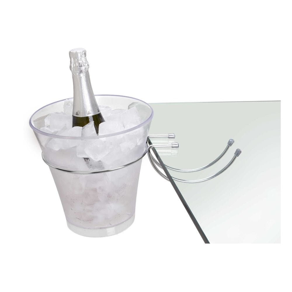 Balde Transparente Para Champanhe Antúrio 4L Com Suporte