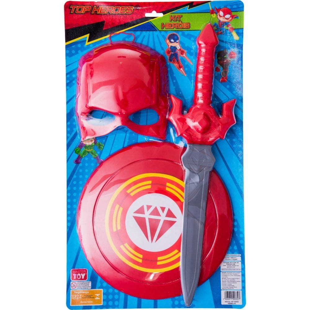 Kit Infantil Fantasia Capitão América