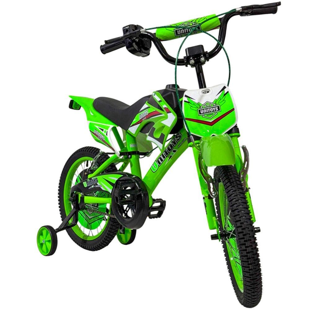 Bicicleta Moto Cross Aro 16- Verde