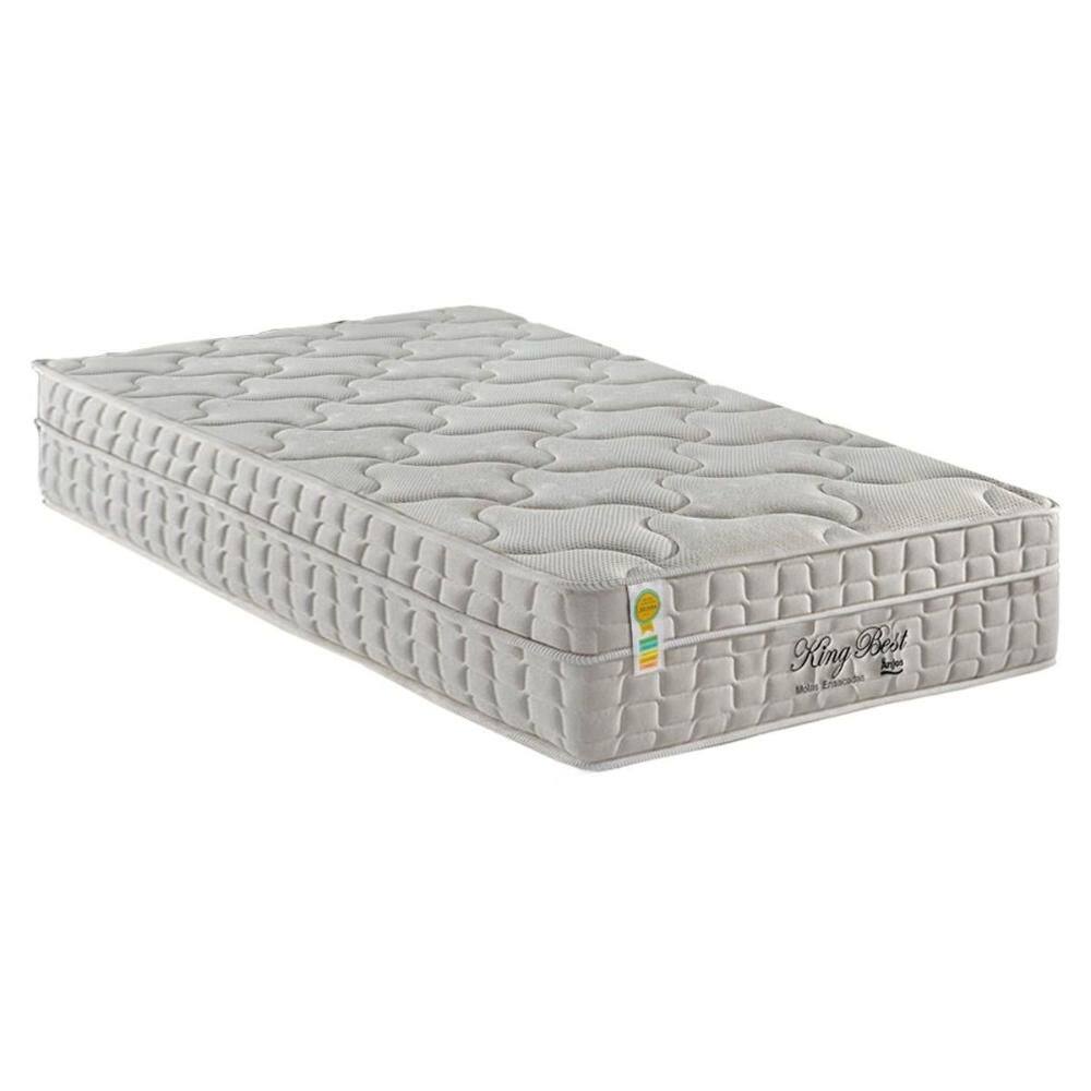 Colchão Solteiro Molas  Ensacadas King Best New Euro Pillow Clean (88x188x28) - D Angelis Anjos