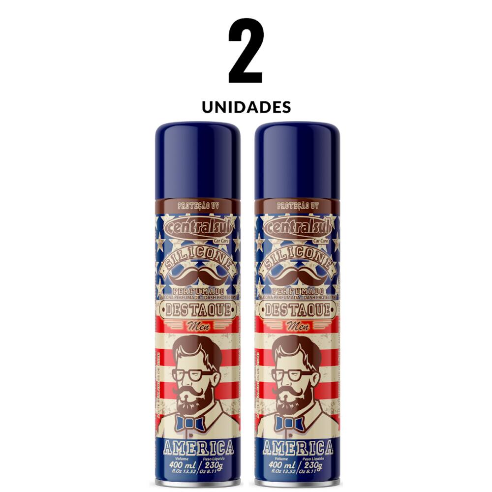 Silicone Spray Perfumado Destaque Men Aerosol 400 ml Central Sul