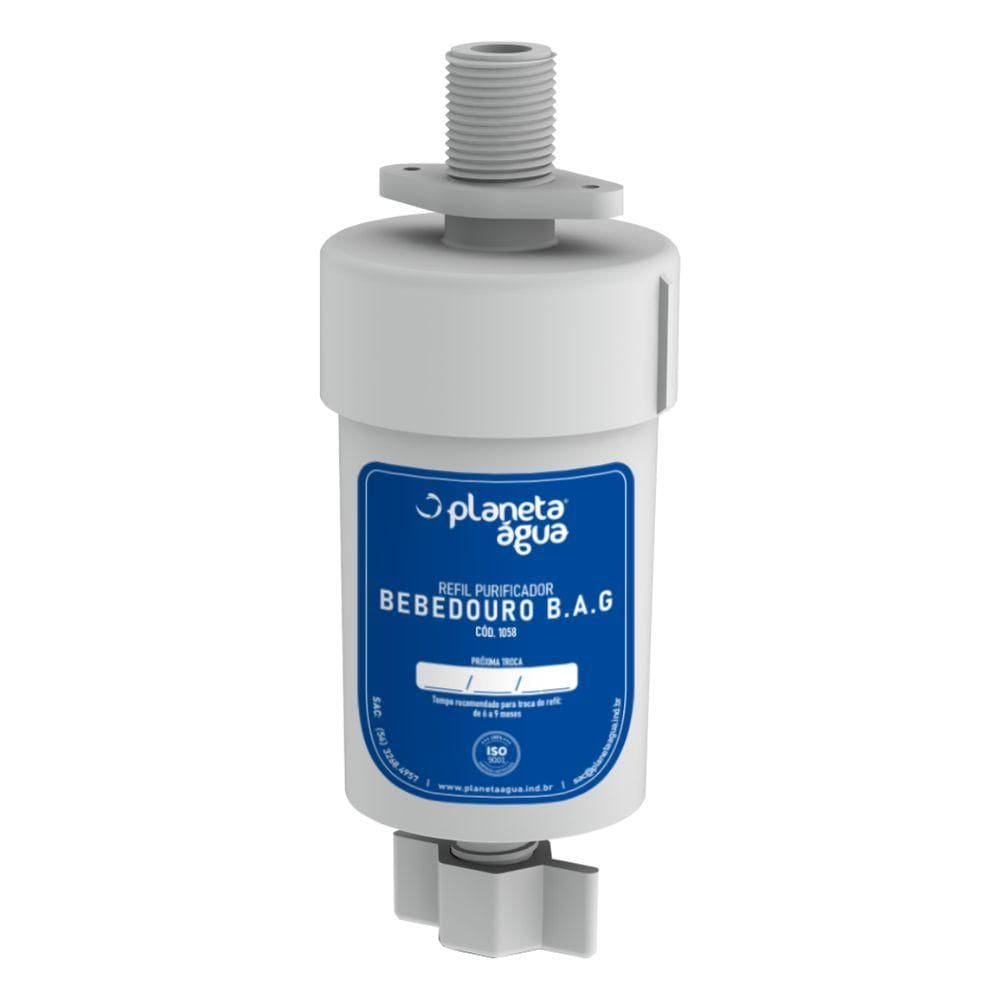 Refil Bebedouro B.a.g Planeta Agua Rosca 1/2&quot; Código 1058a Compatível : Bebedouros B.a.g.