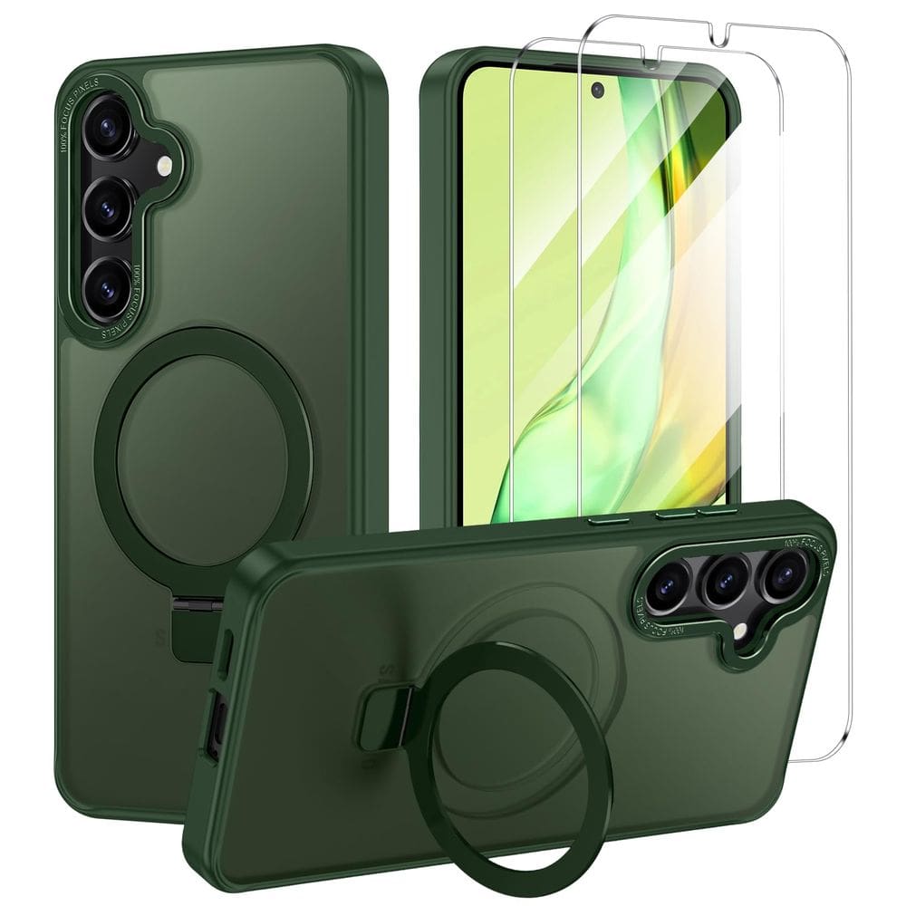 Capa de telefone Shecaset para Samsung Galaxy S24 Plus com suporte