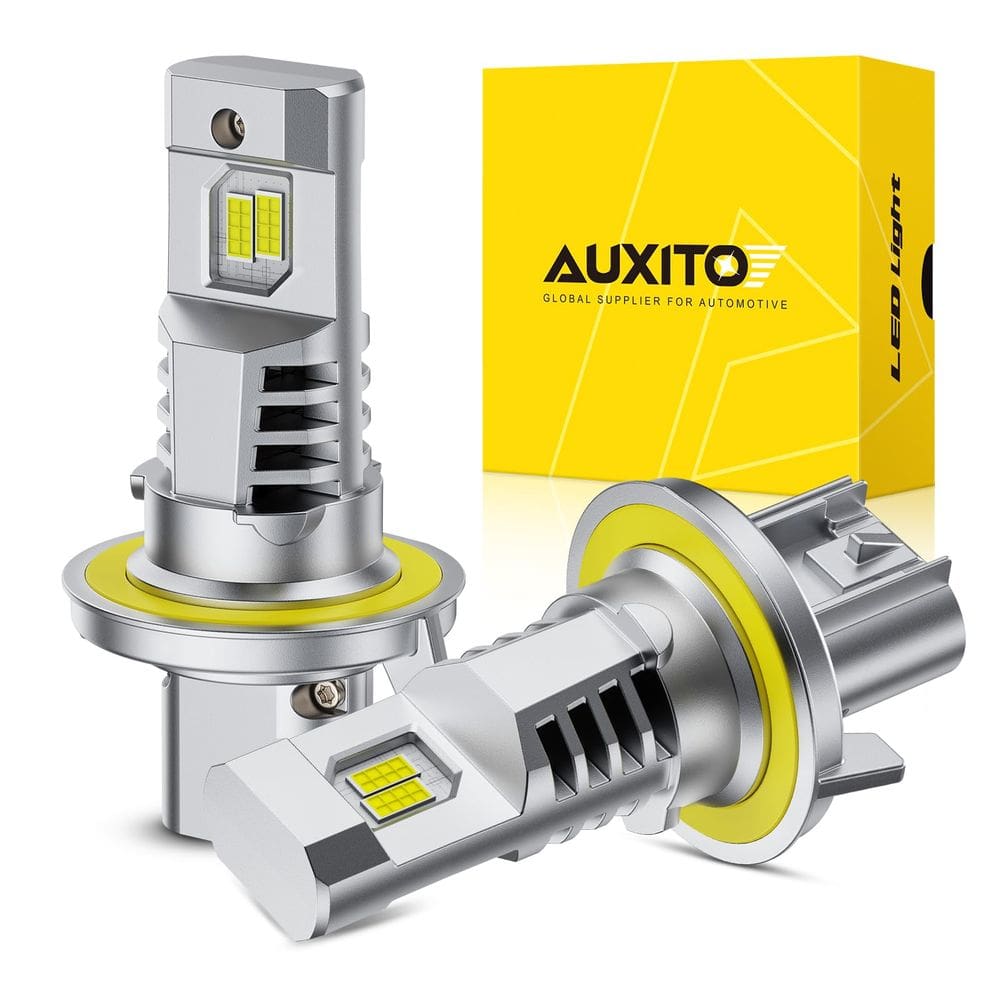 Lâmpadas LED AUXITO H13 9008 33.000LM 6500K Luz de neblina branca x2