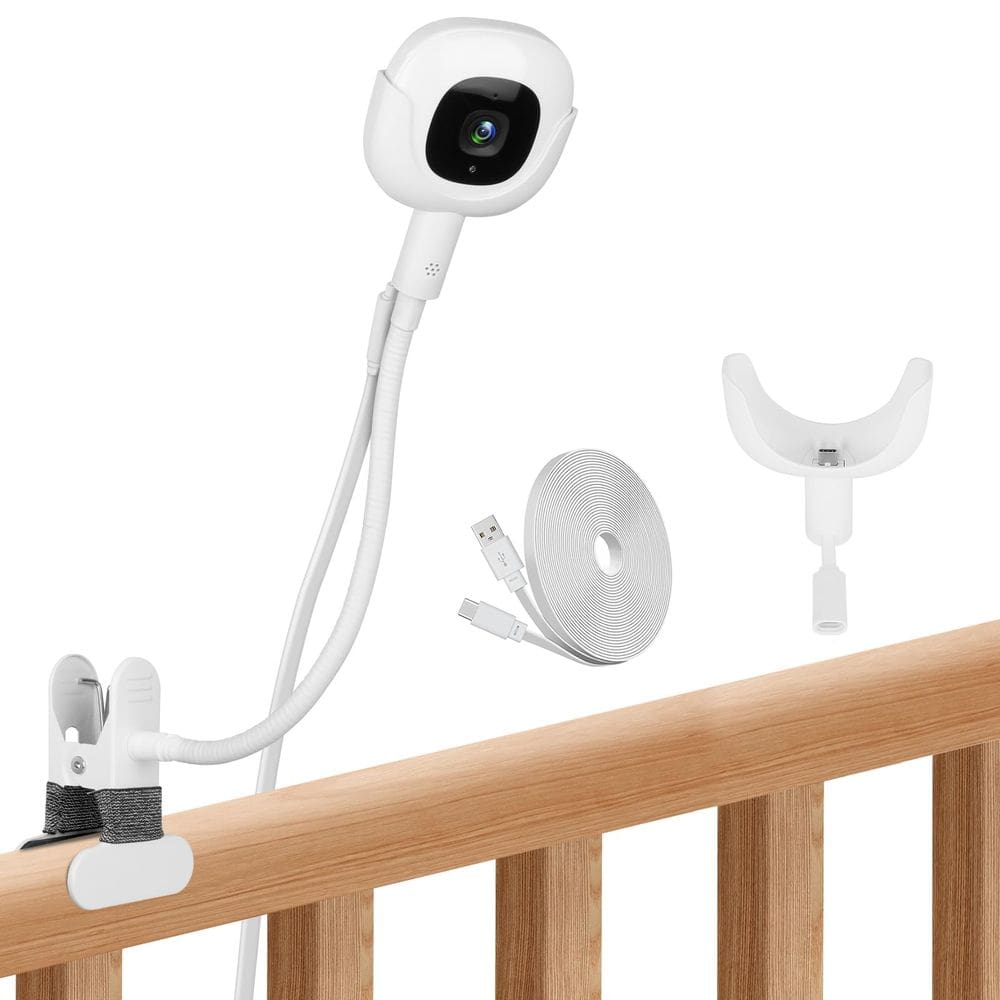 Suporte de carregador com clipe para monitor de bebê para Nanit Pro da Didalo