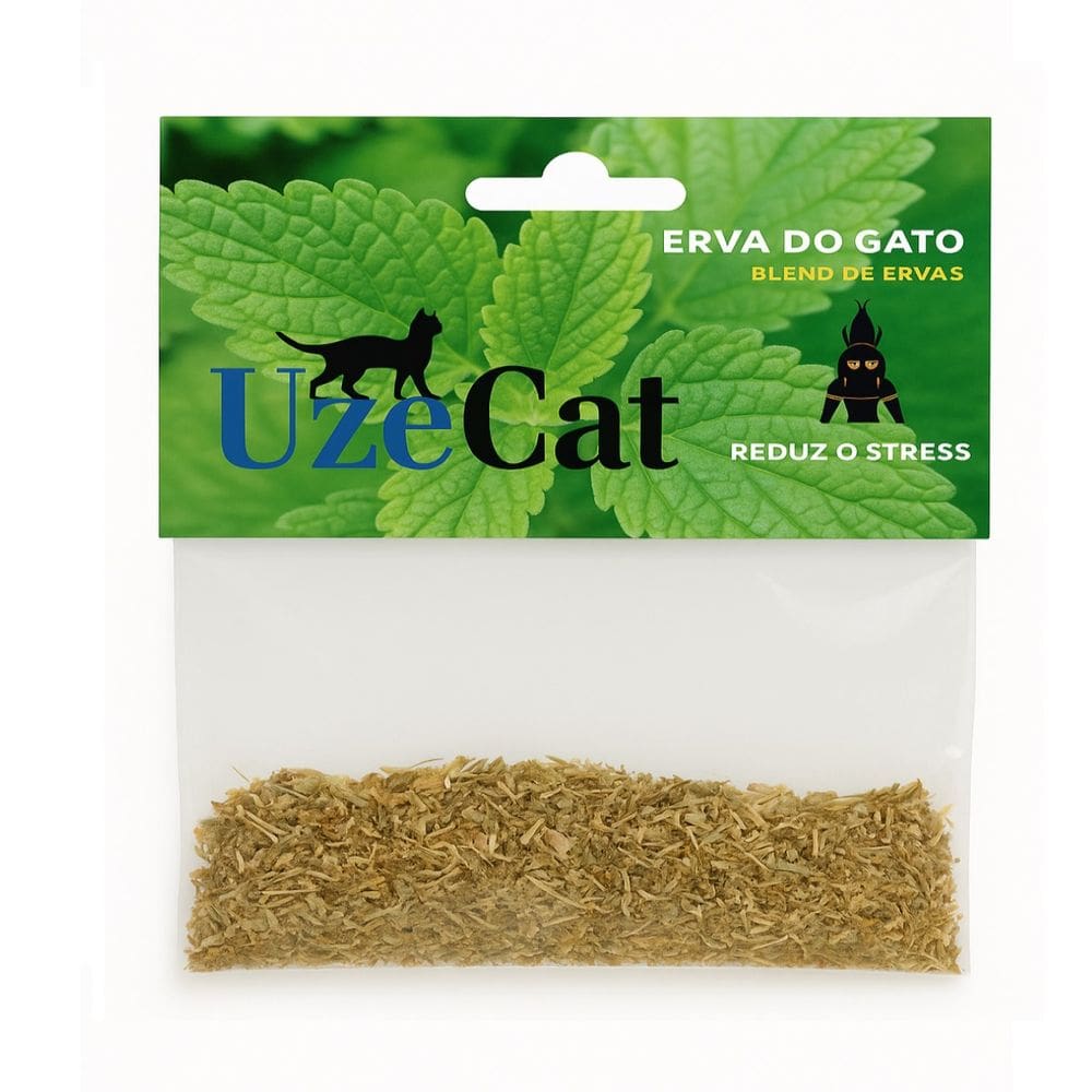 Erva Do Gato Catnip Natural UzeCat Para Brinquedo 3g