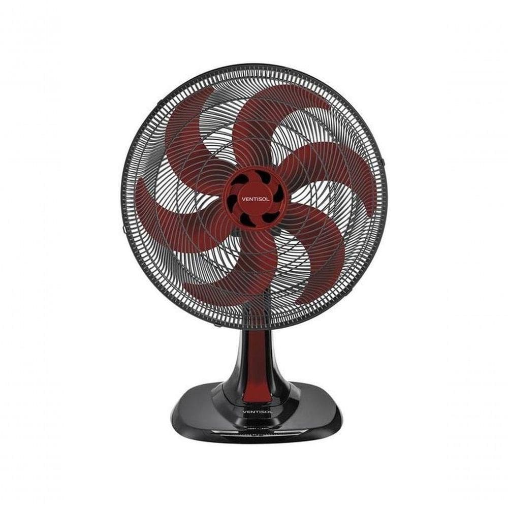 Ventilador De Mesa Ventisol Turbo 6 40cm Vermelho 220v