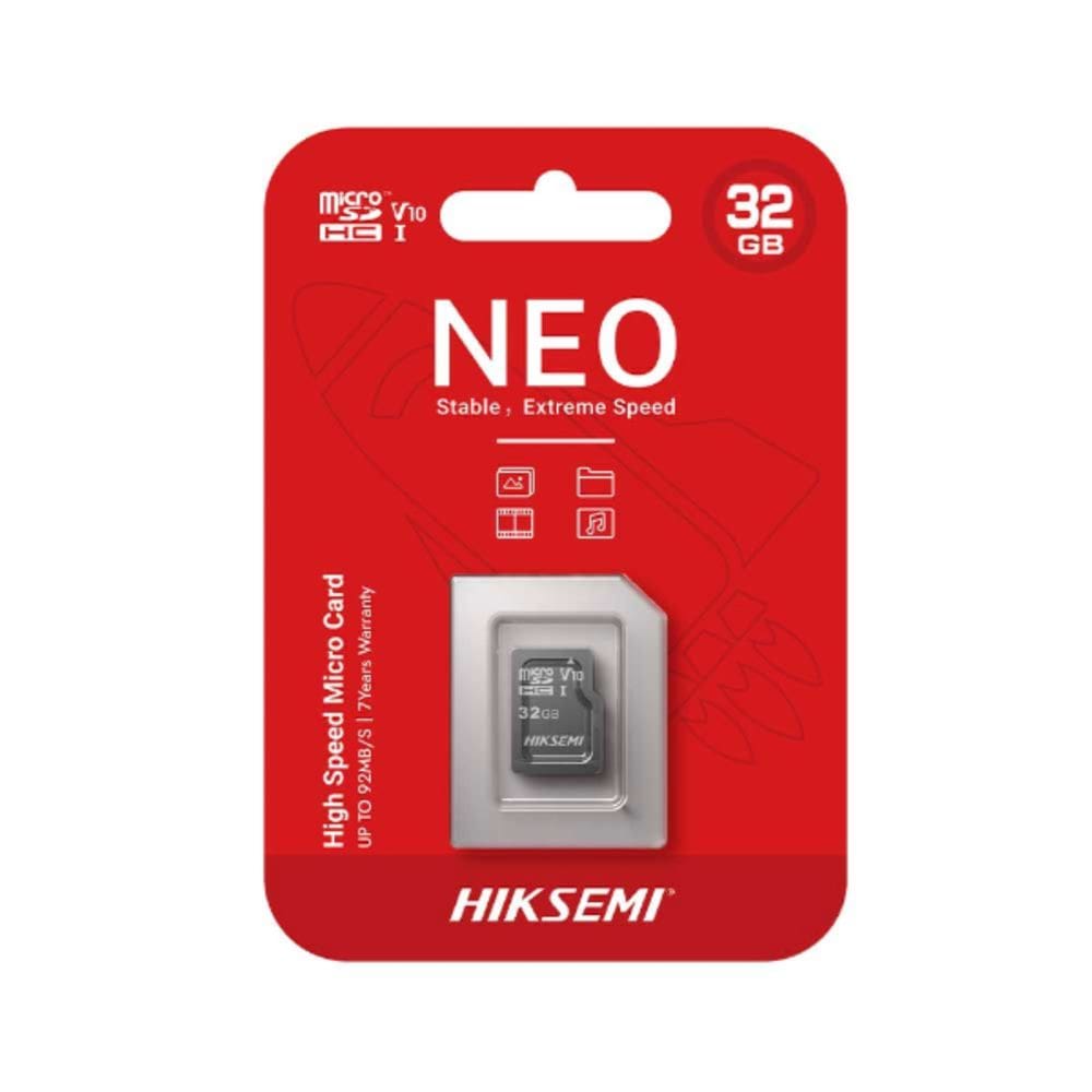 Cartão de Memória Micro SDHC 32GB Hiksemi HS-TF-C1 32gb (Sem adaptador SD)