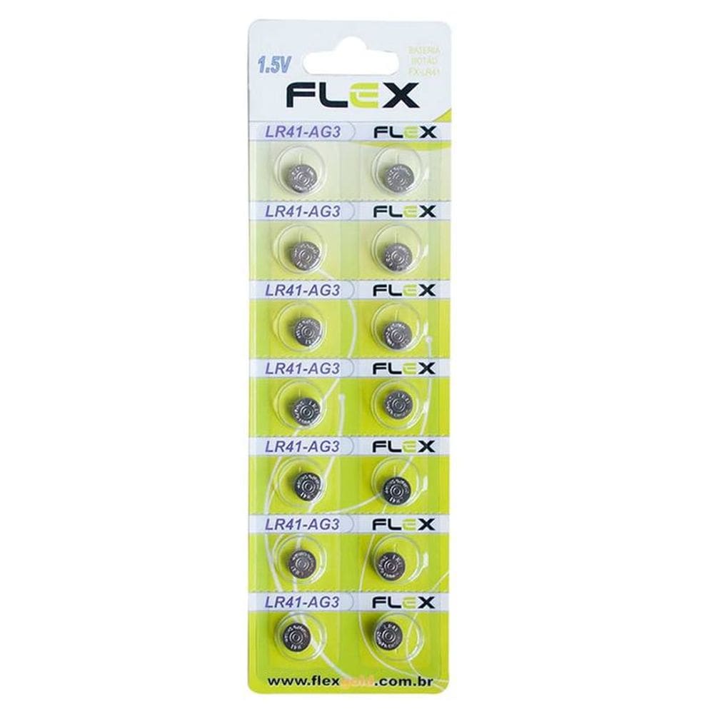 Bateria Botao Lr41 ( Cartela C/ 14 Unid.) Flex Fx-lr41