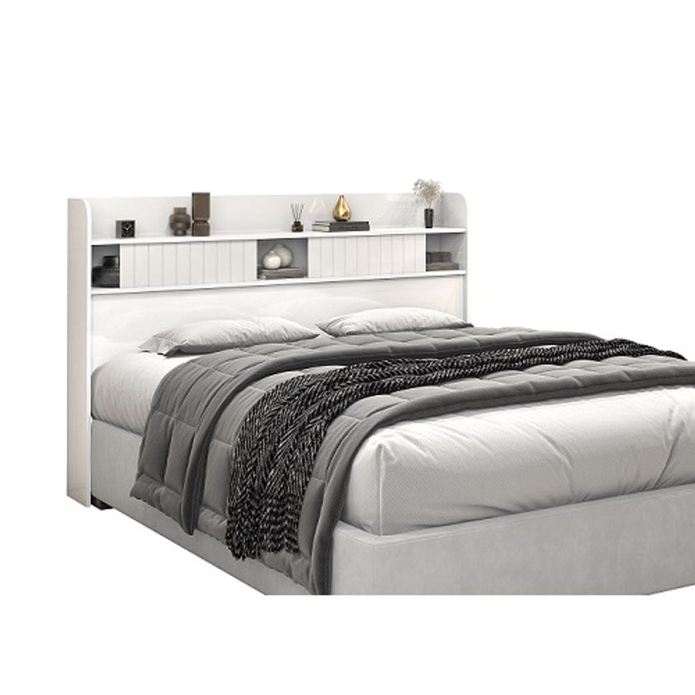 Cabeceira Dubai Casal 1.40 Branco - Vitamov