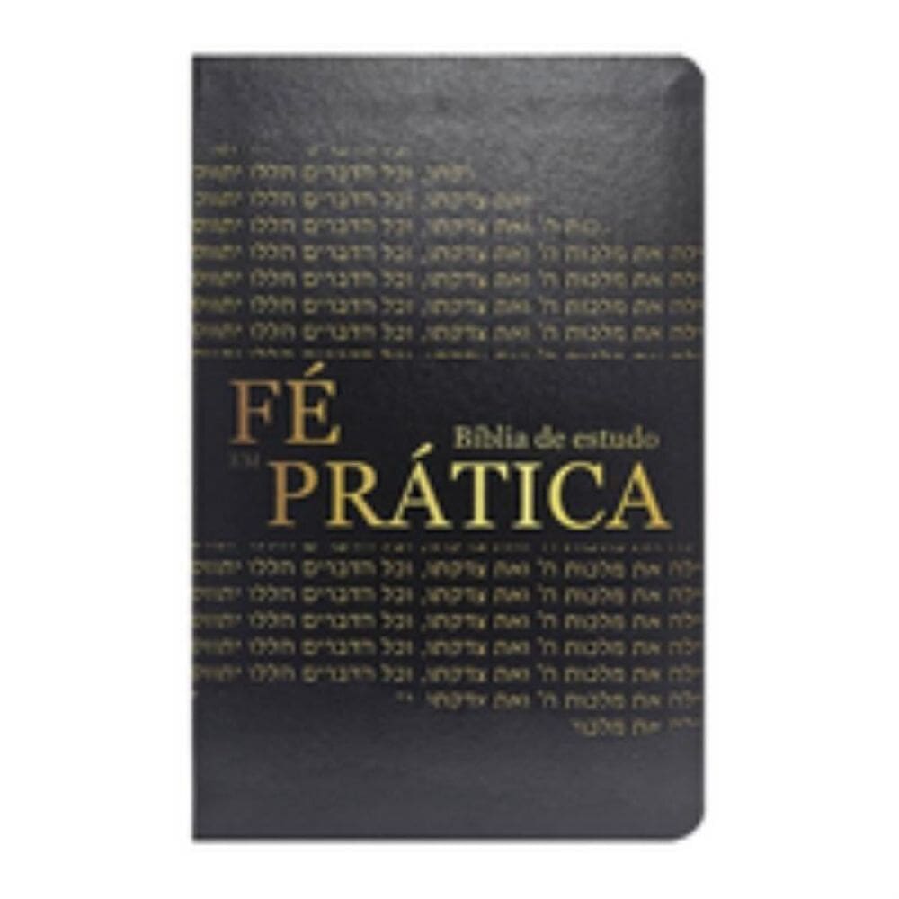 Bíblia de estudo temática fé em prática ARC - Capa 02